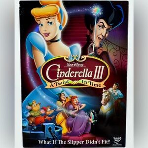 Cinderella III: A Twist in Time on DVD.